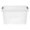 IRIS® 32qt. Buckled Clear Boxes with Clear Buckle Lids, 4ct.